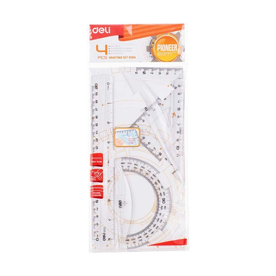 Geometric instruments set 20cm 4pcs, , medium