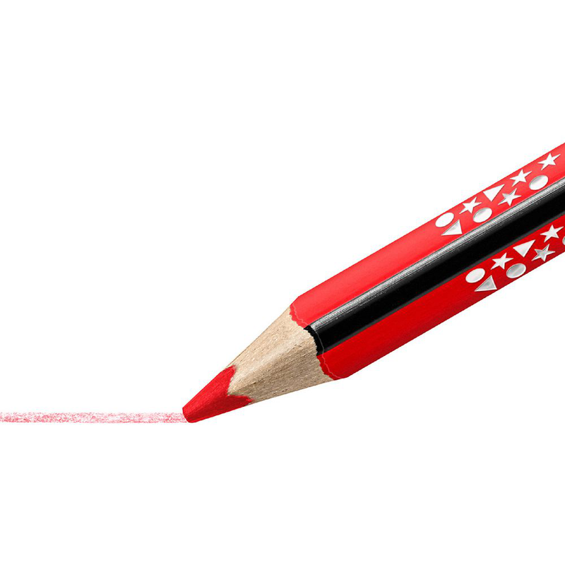 Staedtler 12 noris triangular coloured pencils jumbo, , medium-null