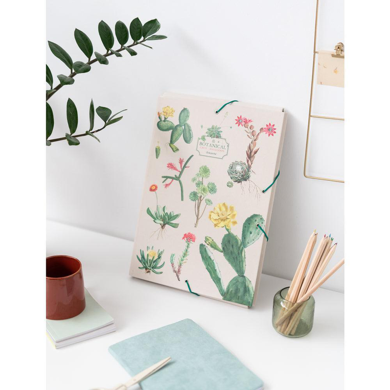 Botanical flap folder-null