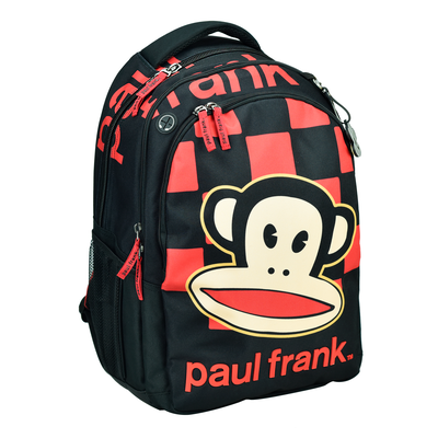 Paul frank backpack, Black And Red, medium
