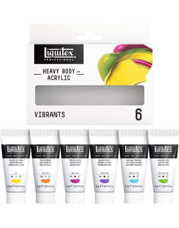 Liquitex professional heavy body acrylic 6-pack - vibrant set (3699295), , medium-null