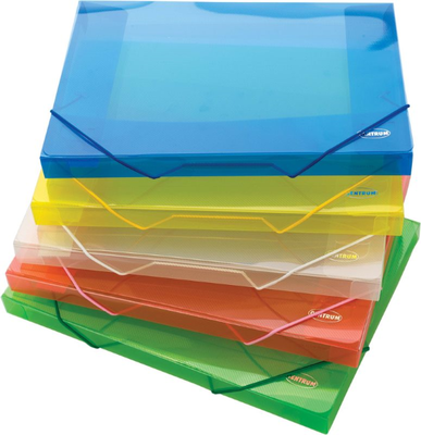 Document case a4 with elastic bands plastic