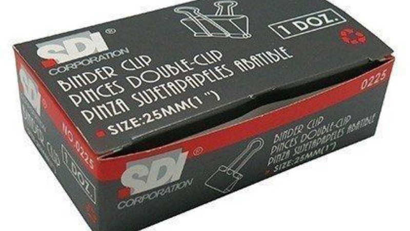 Binder clips sdi 25mm (12 pcs box), , medium-null