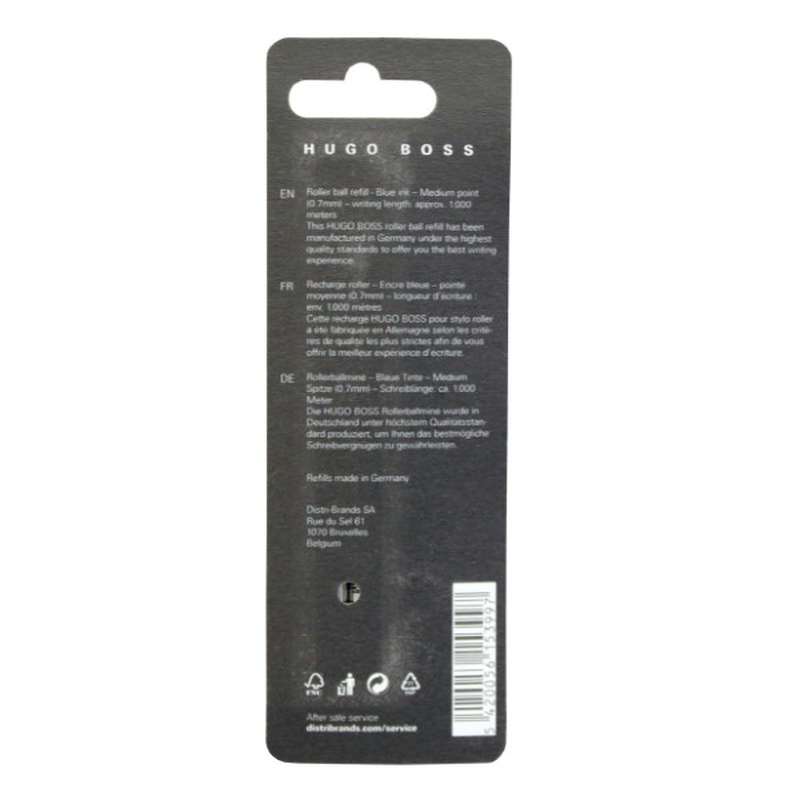 Hugo Boss 2 roller metal refill blue m, , medium-null