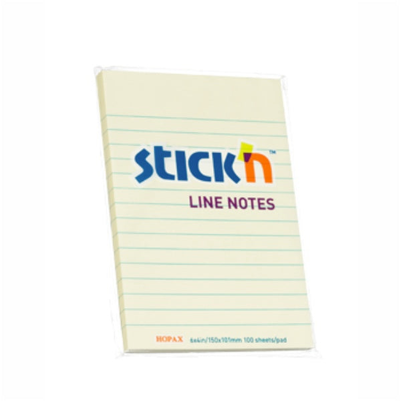 Sticky notes with lines 152x101mm stickn, , medium-null