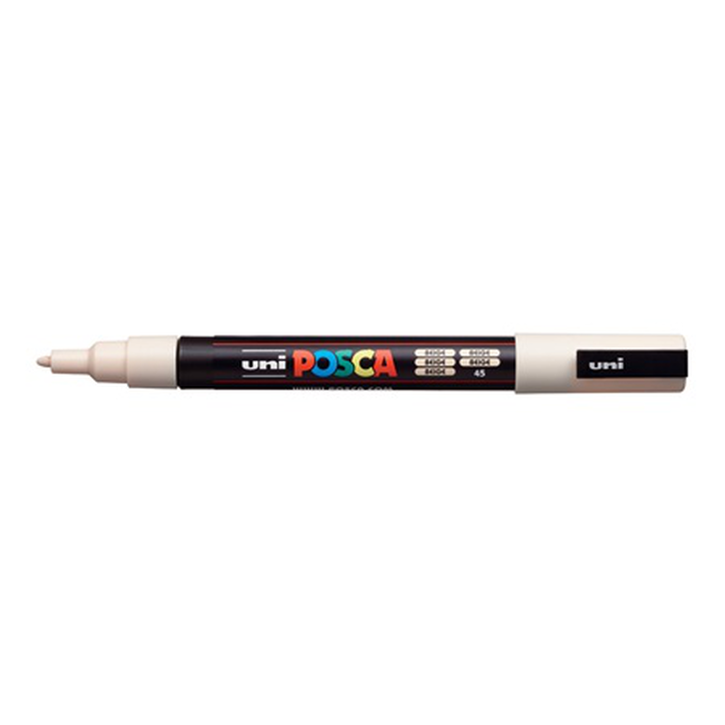 Uni posca bullet tip paint marker pc-3m 0.9-1.3mm beige, , medium-null