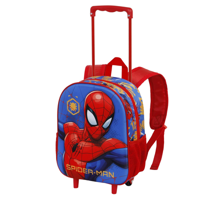 Spiderman red fan gts trolley backpack spiderman drop