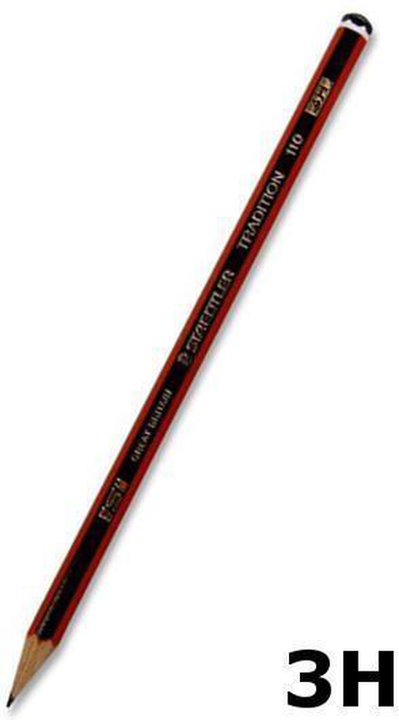 Staedtler pencil tradition 3h, , medium-null