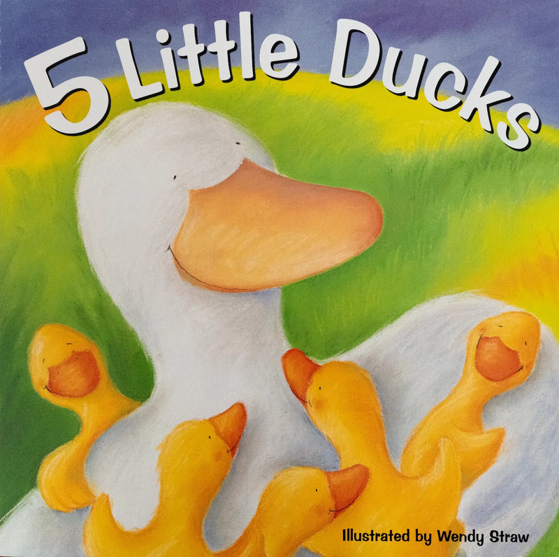 5 little ducks paperback book, , medium-null