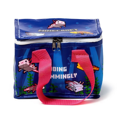 Minecraft axolotl cooler bag, , medium