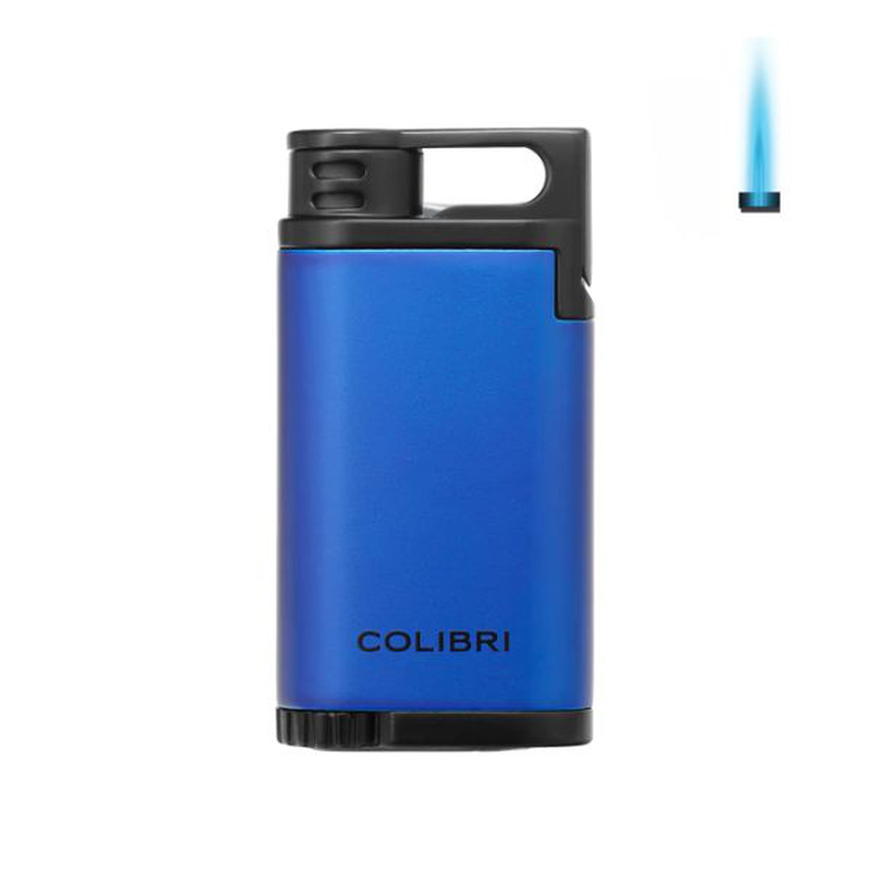 Colibri lighter belmont metallic blue + black, , medium image number null