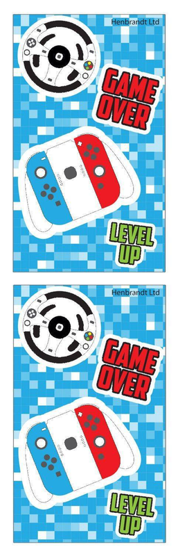Fun stationery gamer notebook image number null