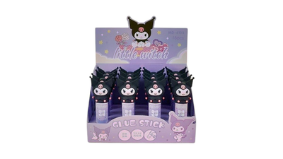 Kuromi glue stick – single piece (cute kawaii stationery), , medium
