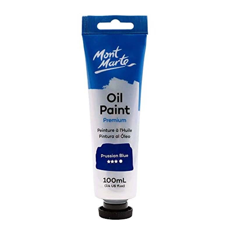 Oil paint 100ml mont marte - prussian blue-null