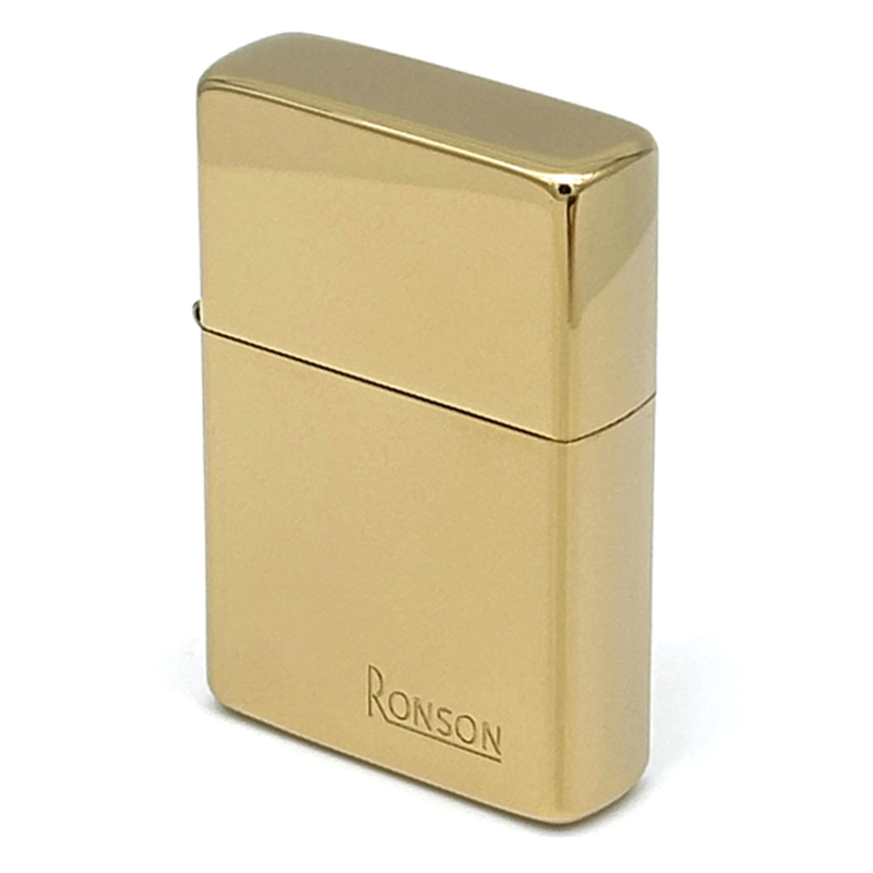 Product image: Ronson gold polished fluid lighter, , medium-null
