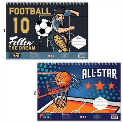 Must boy colouring block 23x33cm 40sh 584881, , medium
