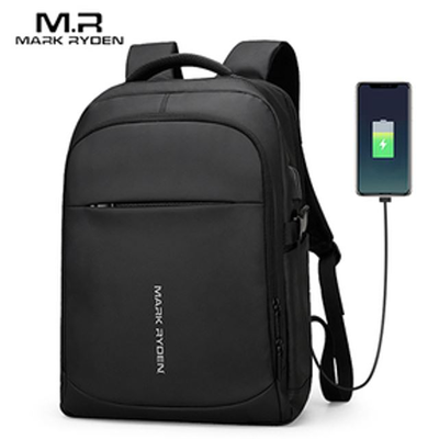 Mark ryden supreme backpack black 15.6" 35l, Black, medium