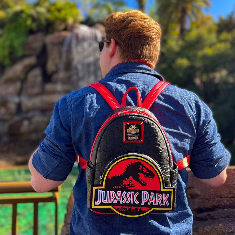 Product image: Loungefly jurassic park logo backpack 26cm, , medium-null