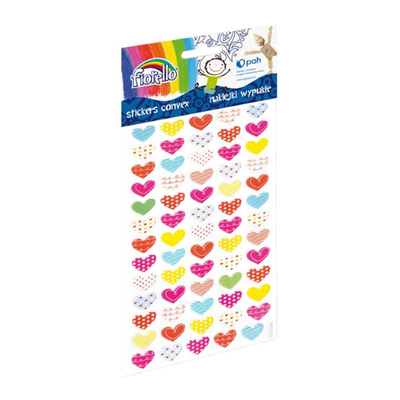 Craft stickers hearts, , medium
