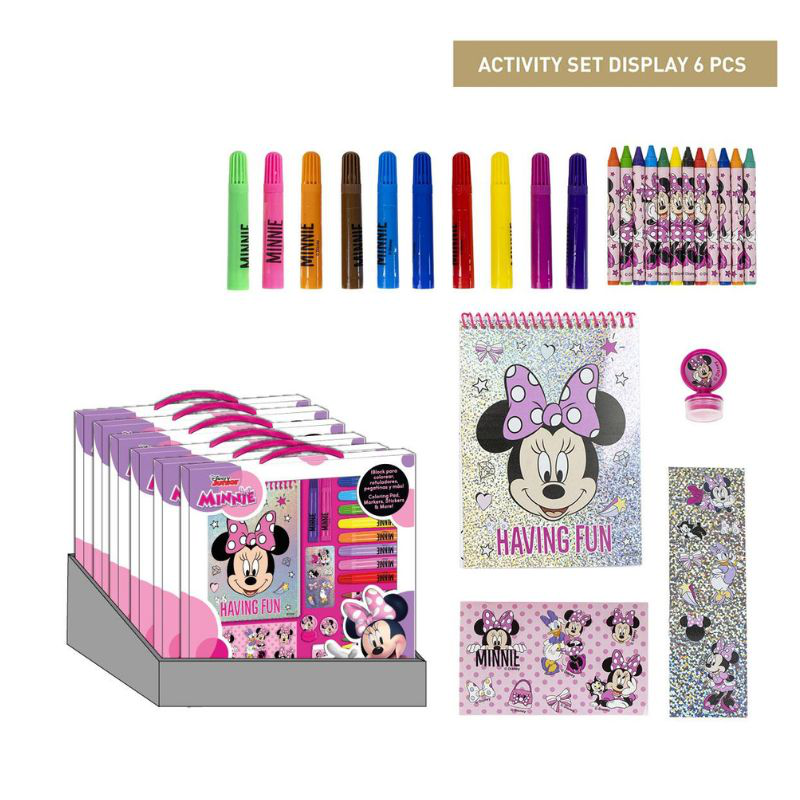 Minnie colouring stationery set 2700001235, , medium-null