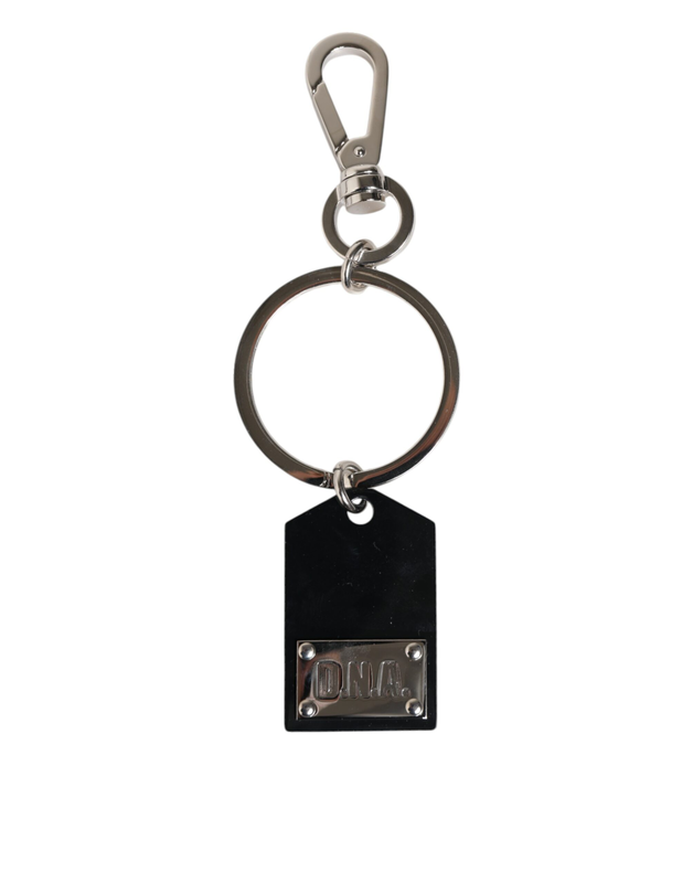 Black sint glass plaque dg logo metal platekeychain keyring-null