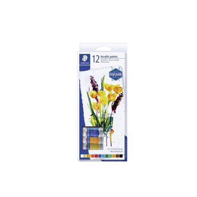 Set of acrylic paints 12pcs- 12ml, , medium