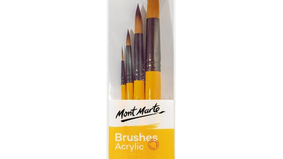 Mont marte gallery series paint brush set - acrylic 4pc, , medium