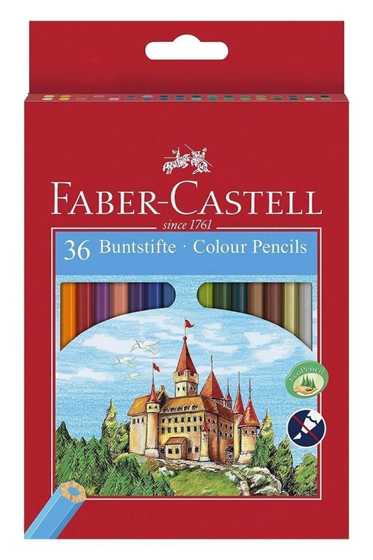 Faber colour pencils box of 36 pcs, , medium-null