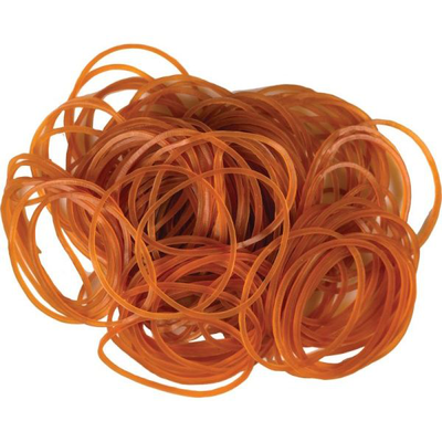 Rubber bands 50gr. Size 40mm (80% latex) yellow