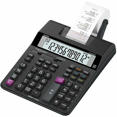 Casio calculator  hr-200 rce  print., , medium