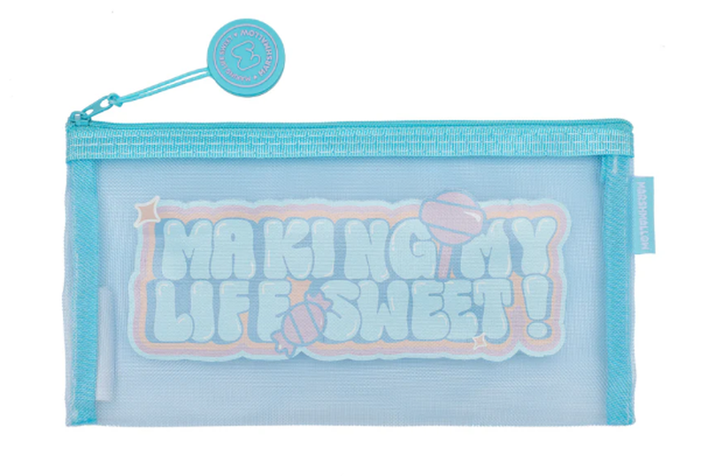Marshmallow25 big mesh necessaire-null
