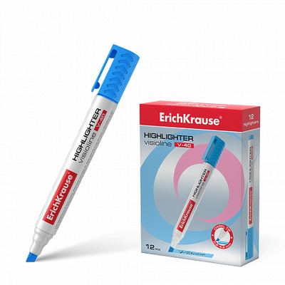 Erichkrause highlighter  visioline v-40 blue 30978, , medium