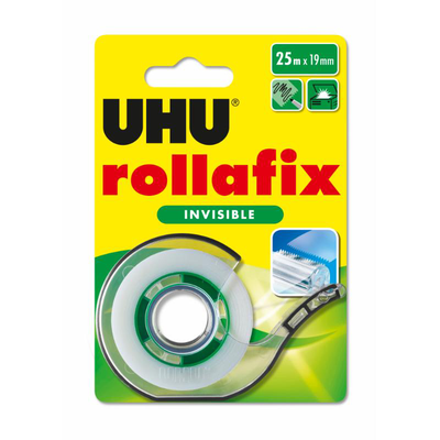 Uhu rollafix invisible 25m x 19mm, , medium