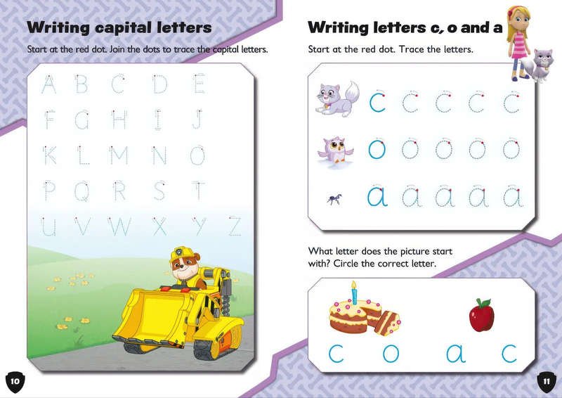 Product image: Paw patrol first writing activity book, , medium-null