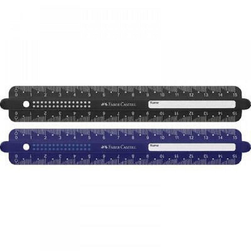 Faber castell ruler 15cm dots-null