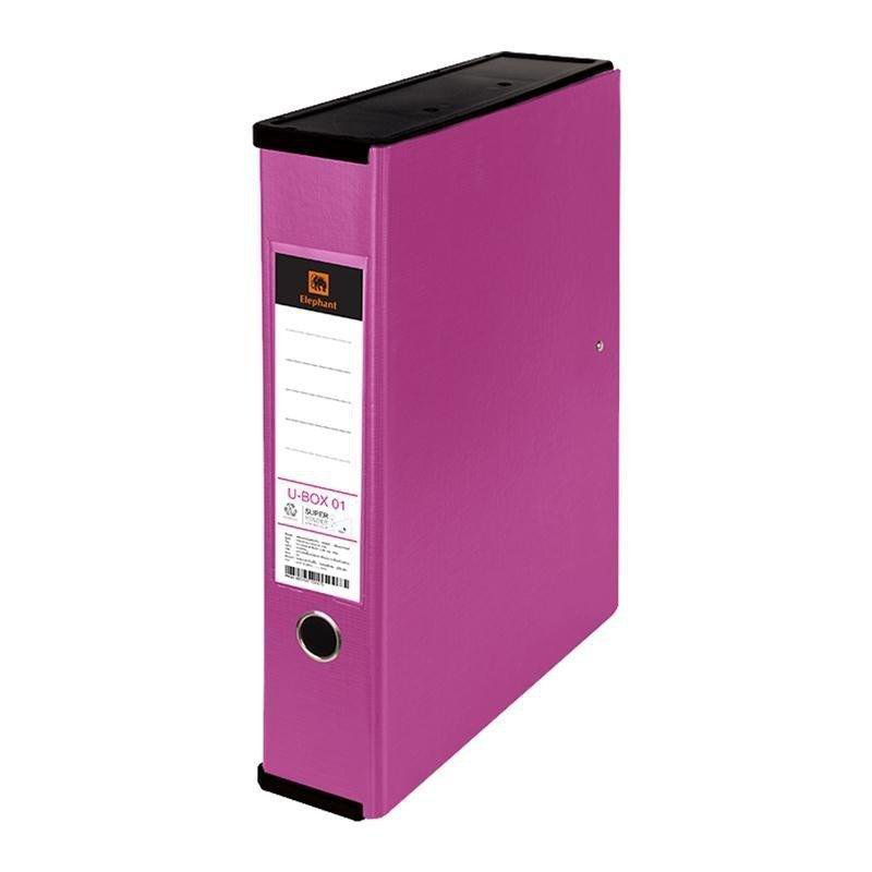 Box file w/clip pink elfen, , medium-null