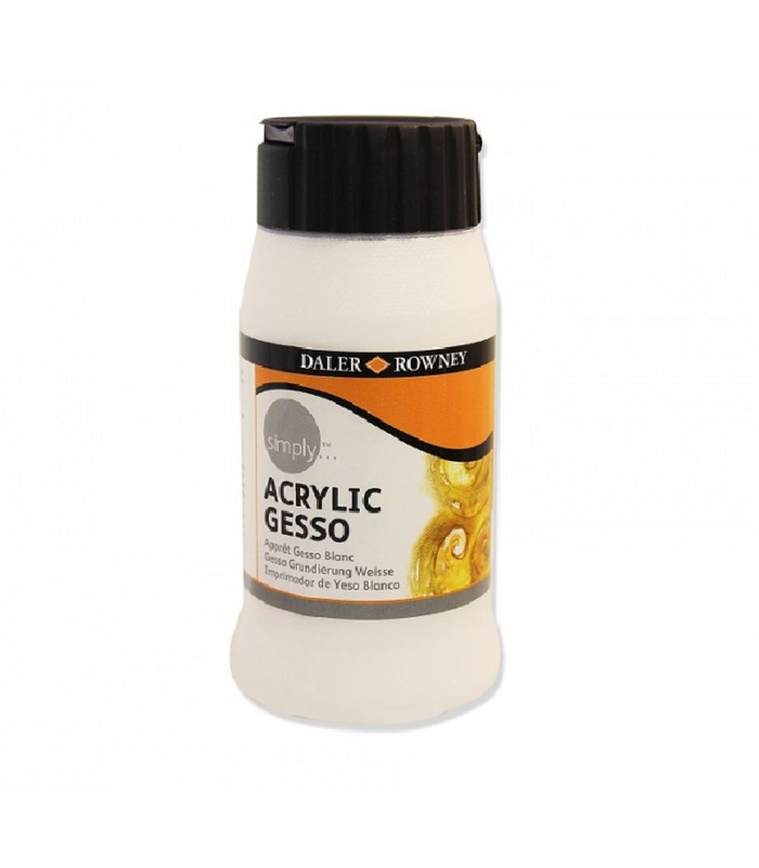 Daler rowney simply acrylic gesso 500ml, , medium-null