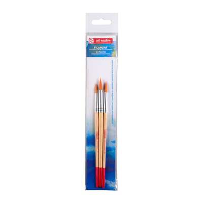 Art creation water colour brushes set 3 x round, , medium