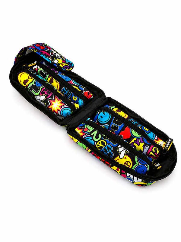 Smiley pencil case 4 in 1-null