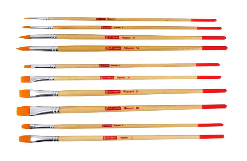 Product image: Royal talens brushes set polyester with organizer 10 pcs, , medium-null