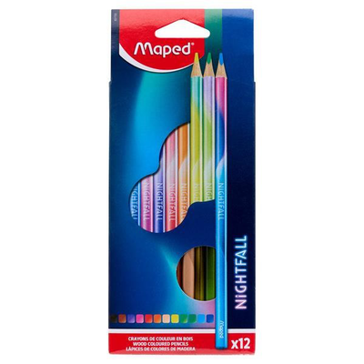 Maped colouring pencils 12 nightfall, , medium