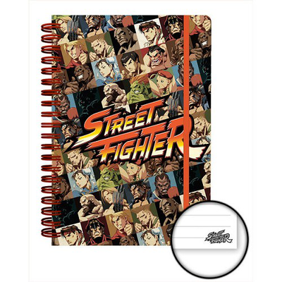 Street fighter wired notebook, , medium