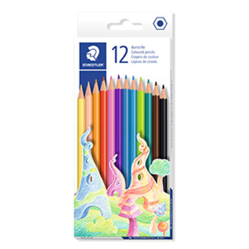 Staedtler colour pencils hexagonal 12pcs, , medium-null