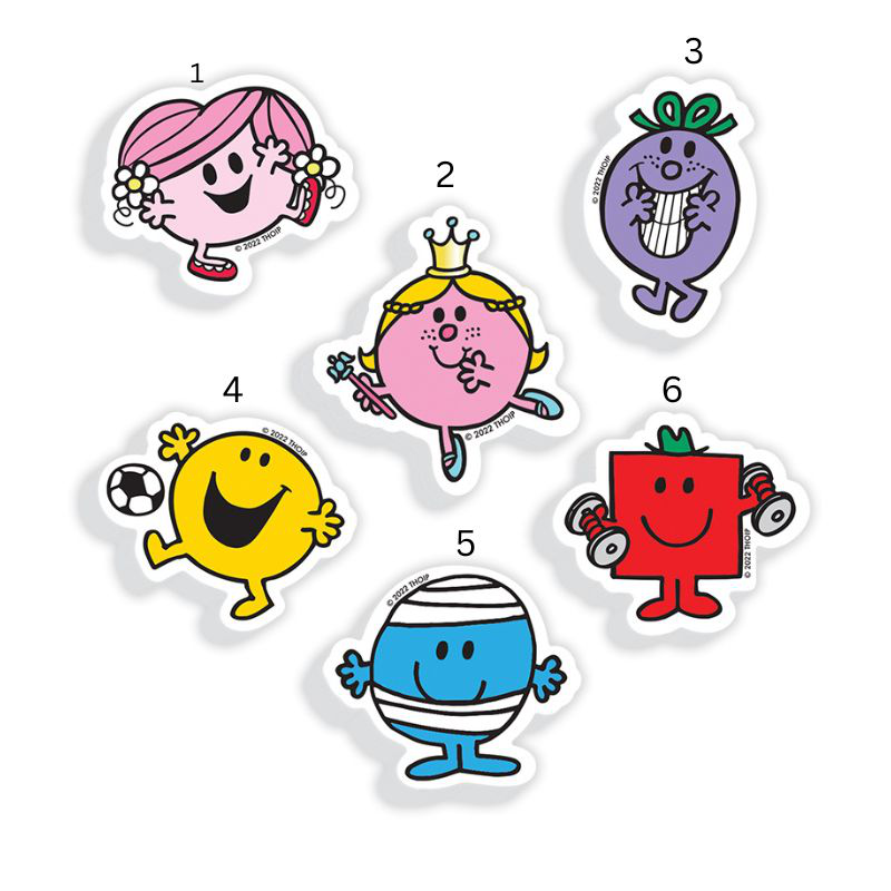 Eraser-mr men little miss 2, , medium-null