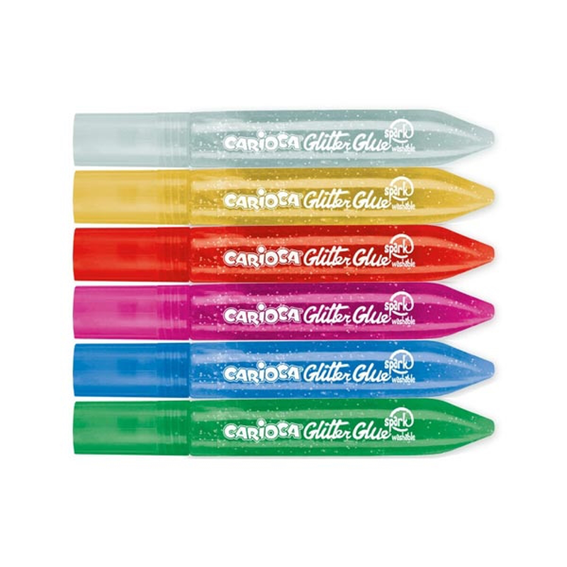 Glitter glue spark 6 χρώματα – carioca, , medium image number null