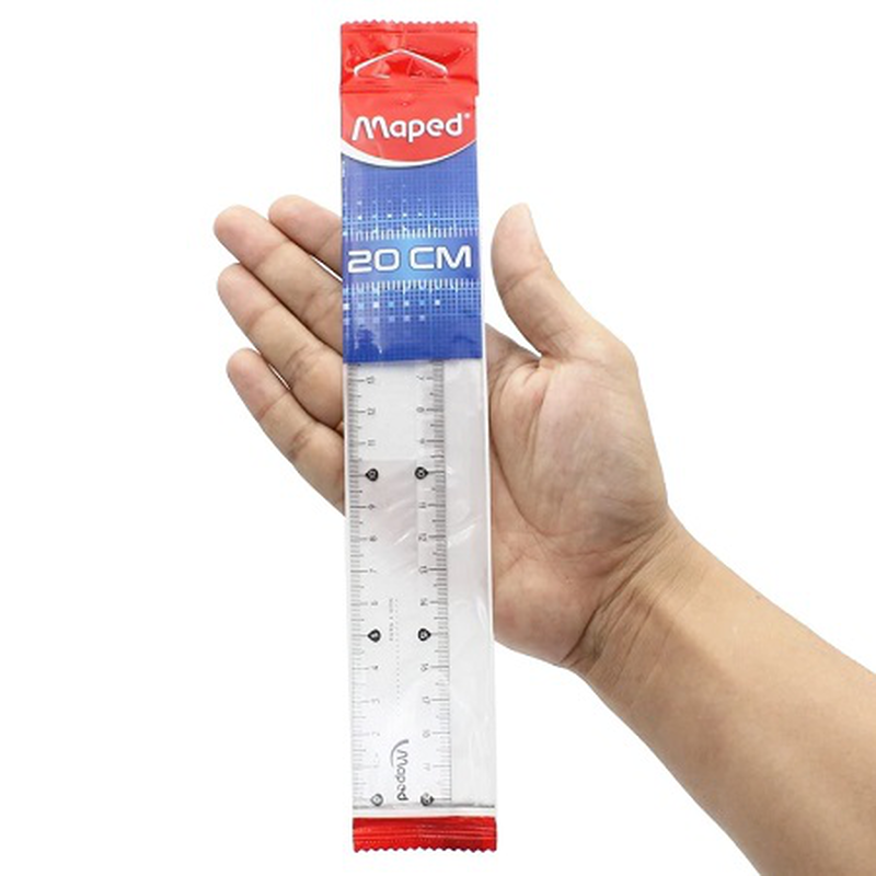 Maped plastic ruler 20cm, , medium-null