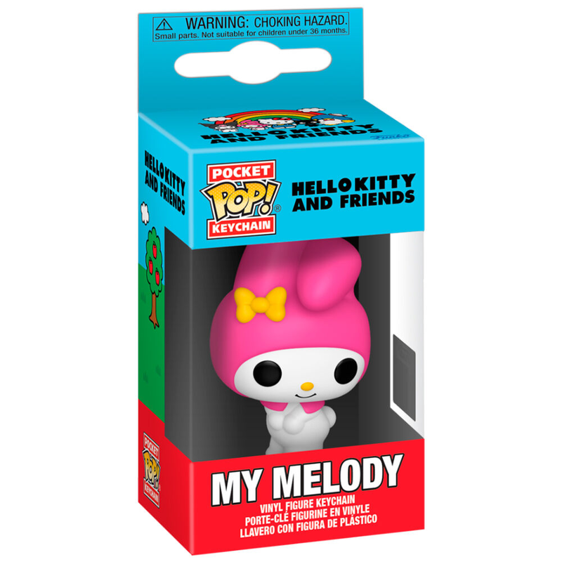 Funko pop keychain! Hello kitty and friends my melody, , medium-null