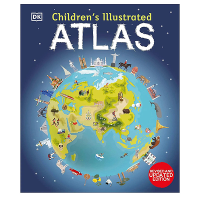 Children's illustrated atlas by dk children - ages 7-9, , medium