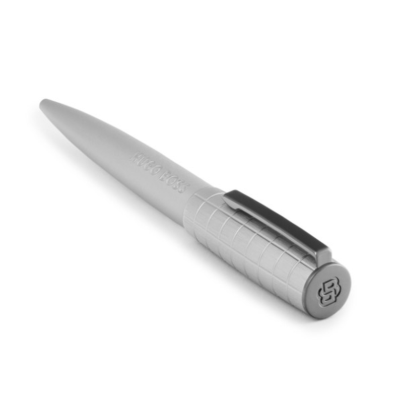 Product image: Hugo Boss ballpoint pen arche bauhaus light grey, , medium-null