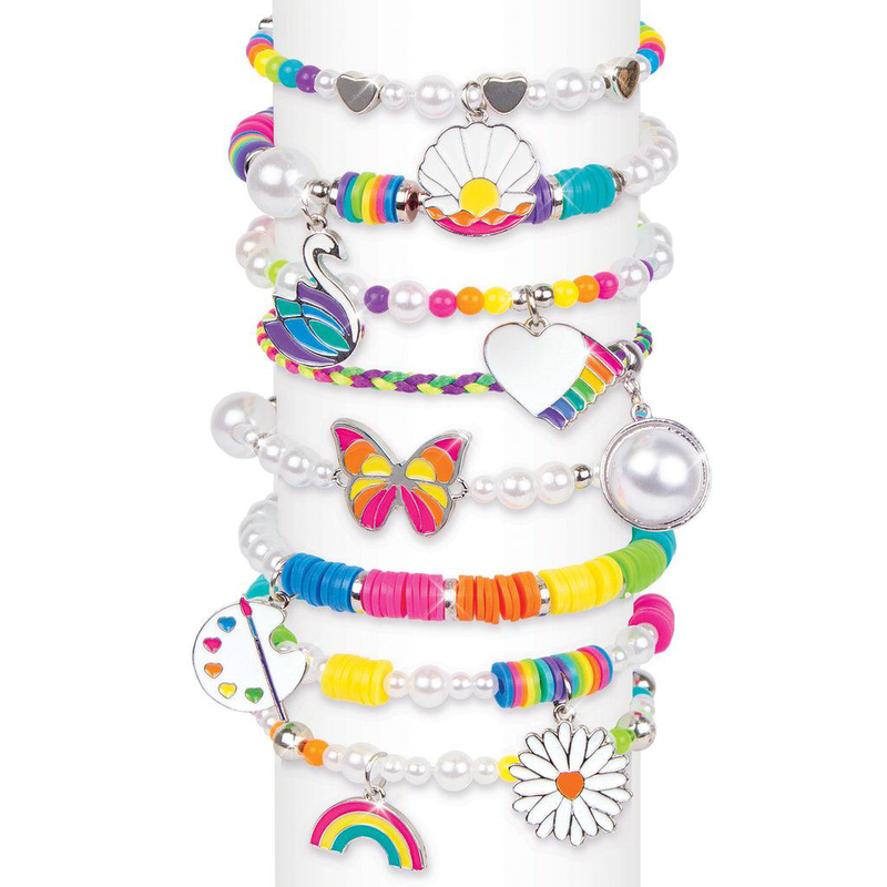 Make it real rainbows and pearls diy jewellery kit image number null